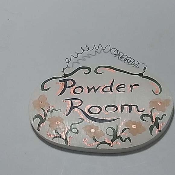 Powder Room Sign  - Picture 1 of 2